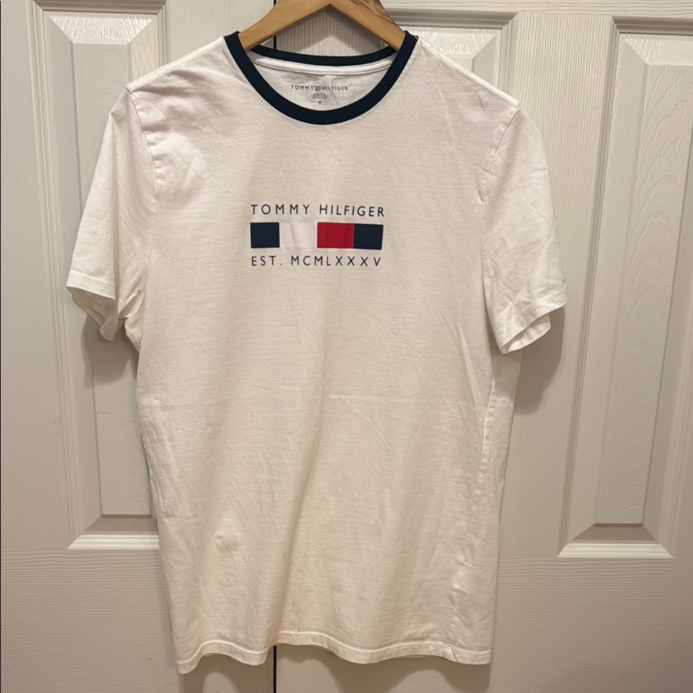 Tommy Hilfiger White Short Sleeve Tee